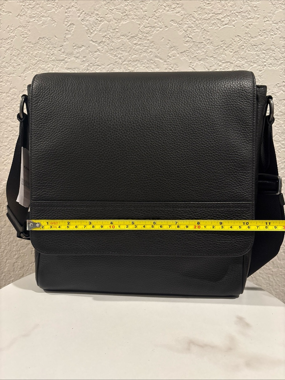 NWT Coach Houston Map Leather Bag, Gunmetal/BLACK, - Picture 12 of 12